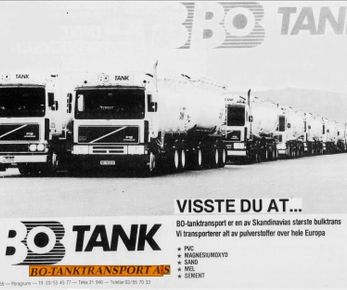BO-tanktransport plakat 1987